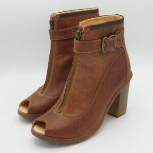 Timberland Marge Buckle Peep Toe Boots Women's Size 6